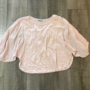 🌸World Market Light Pink Oversized Blouse🌸